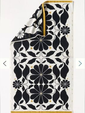 Anthropologie SEALED! NWT! Mckenzie Parrot Cotton Woven 2pc Towel Set. R2S!!